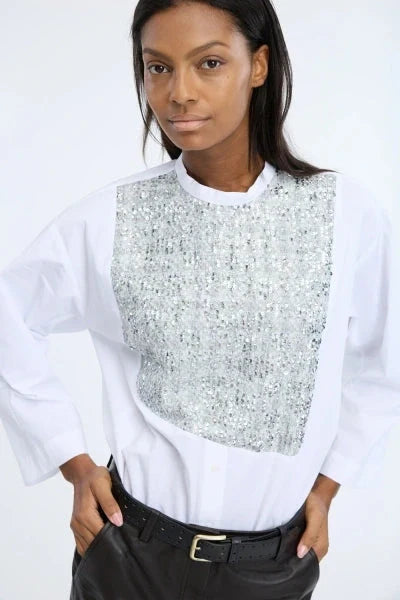 Munthe - Nayel 262101226221 - 233 - Mix White Skjorter 