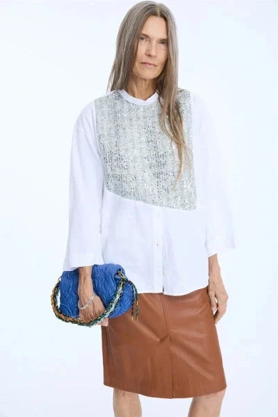 Munthe - Nayel 262101226221 - 233 - Mix White Skjorter 