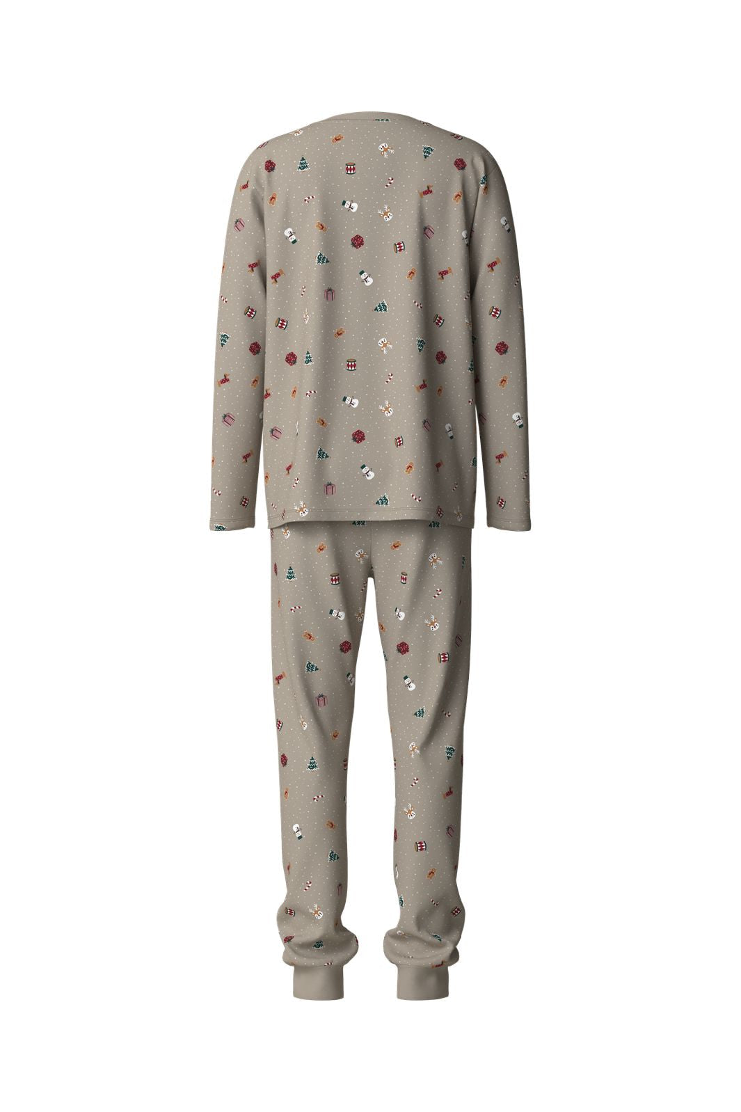 Name It - Nanvismas Ls Nightset - 5160344 Pure Cashmere Christmas