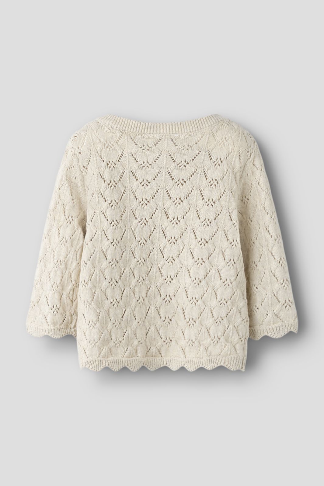 Name It - Nbfharriet Ls Knit Card - 5000032 Peyote Melange