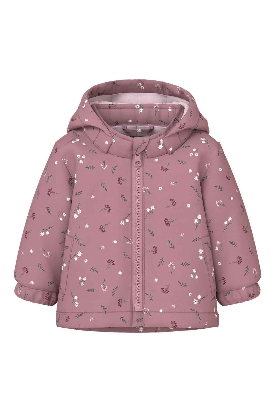 Name It - Nbfmaxi Jacket Pa Aop1 - 5056539 Wistful Mauve 2 Petite Flower
