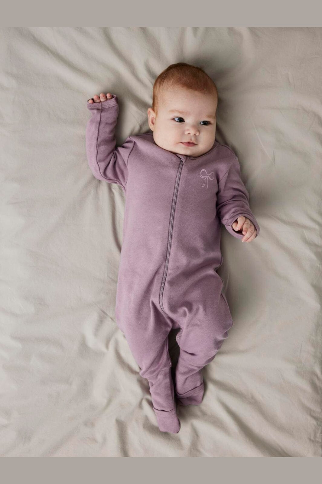 Name It - Nbfnightsuit Zip Ff Pink Bow - 4737074 Barely Pink