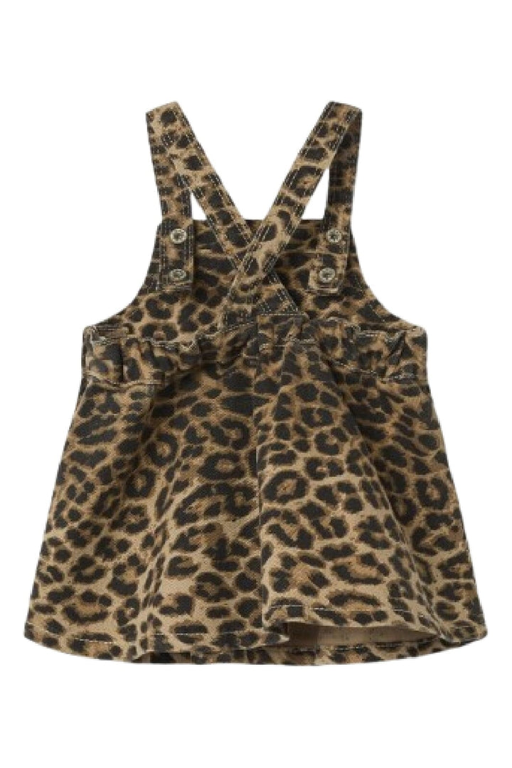 Name It - Nbfoda Twi Bibskirt 4444-Td F - 4723135 Silver Mink Leopard