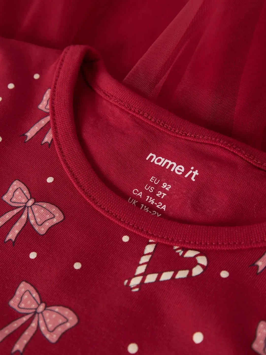 Name It - Nbfri Ls Dress - 4846344 Jester Red Kjoler 