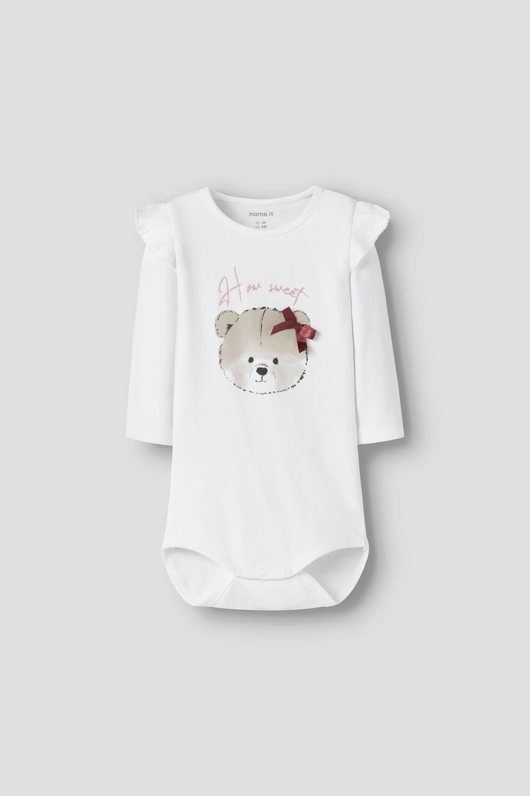 Name It - Nbfrindy Ls Body - 4989264 Bright White