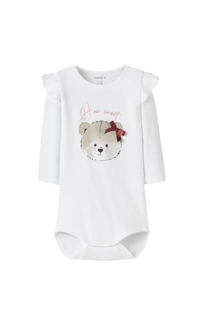 Name It - Nbfrindy Ls Body - 4989264 Bright White