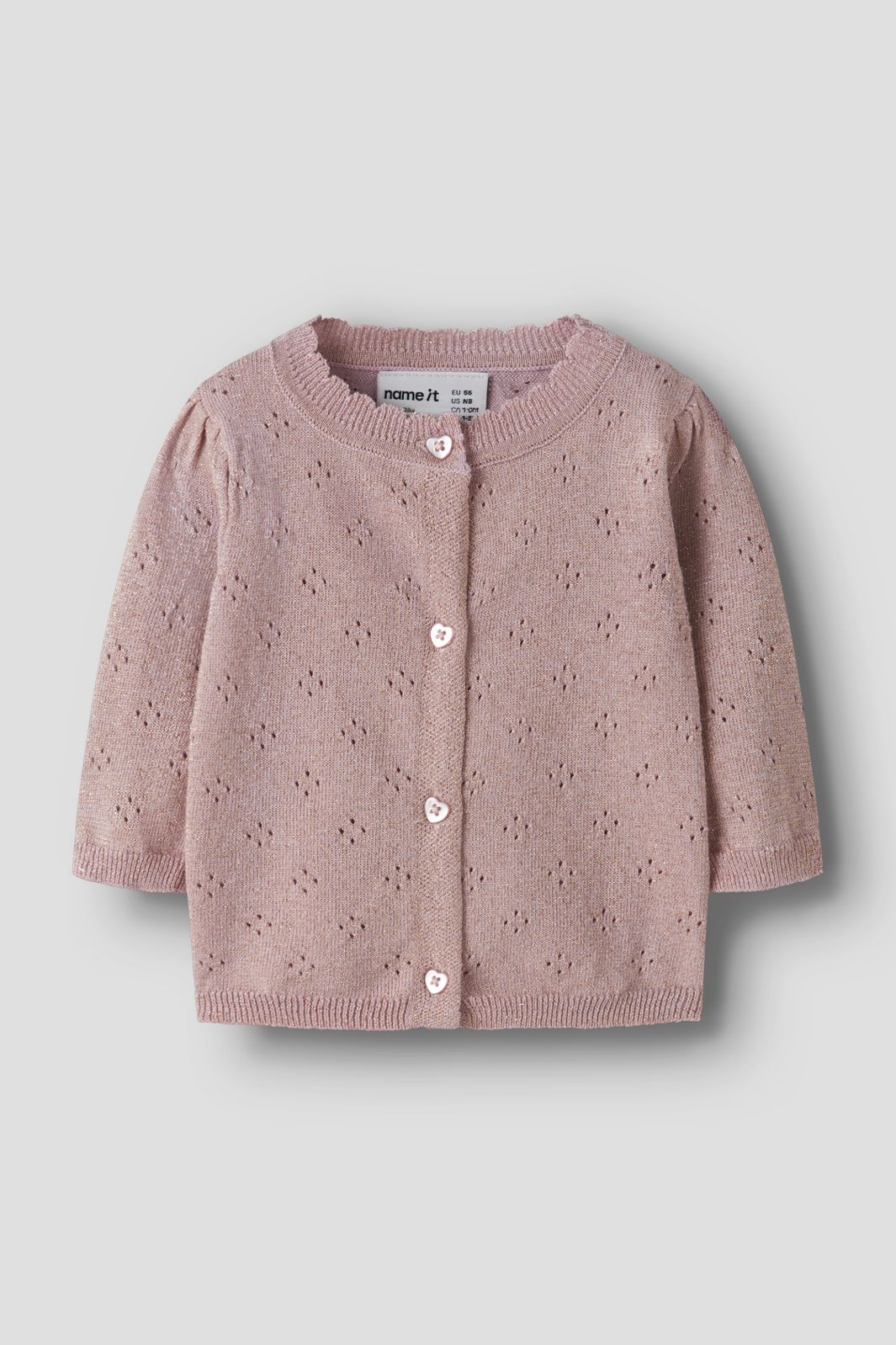 Name It - Nbfrolia Ls Knit Card - 4874517 Keepsake Lilac