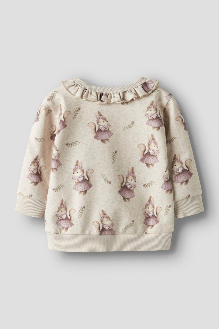 Name It - Nbfshelly Ls Sweat - 4889526 Peyote Melange