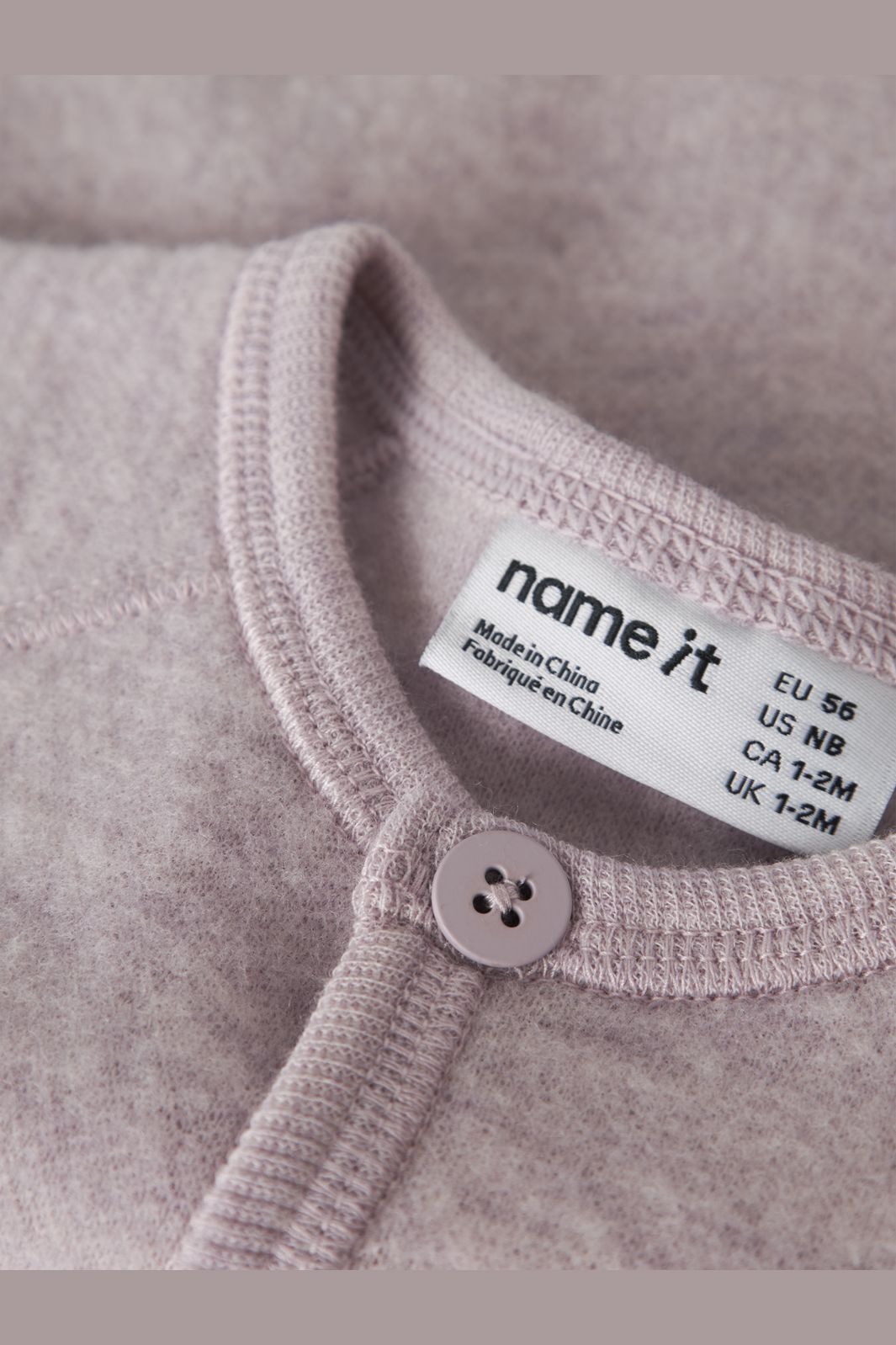Name It - Nbfwmino Wool Ls Card - 4957695 Violet Ice