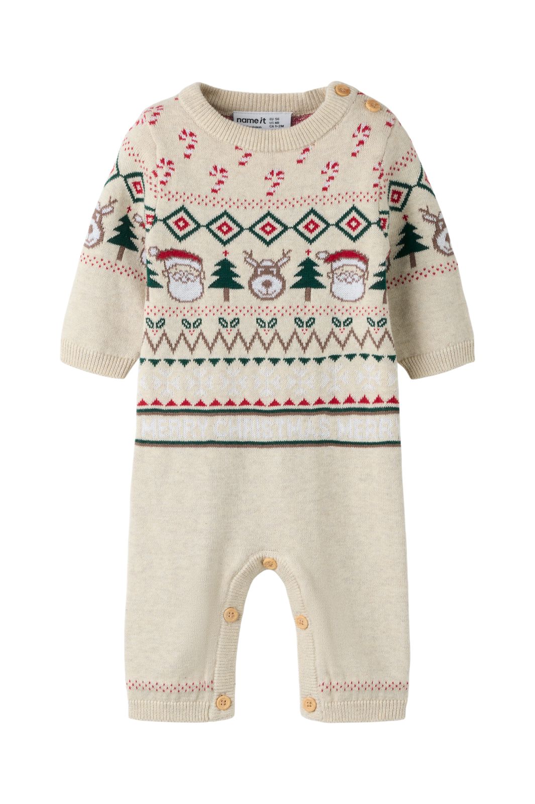 Name It - Nbnralkos Ls Knit Suit - 5162778 Peyote