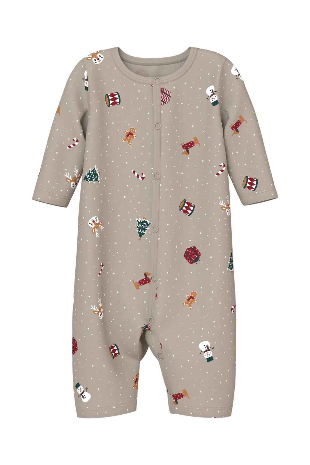 Name It - Nbnvismas Ls Nightsuit - 5160355 Pure Cashmere Christmas