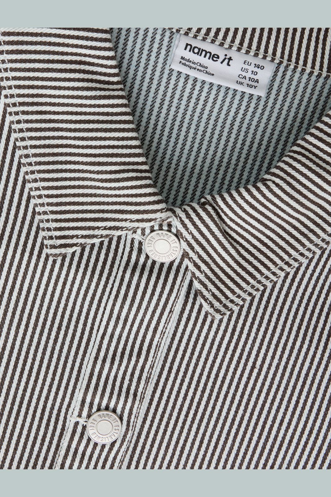 Name It - Nkfnola Stripe Jacket 2299-Yf - 5142209 White Delicioso