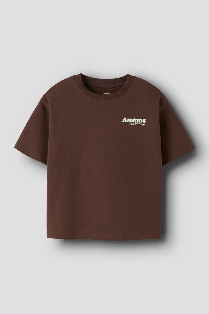 Name It - Nkmholle Ss Rlx Top Box - 4997394 Chestnut