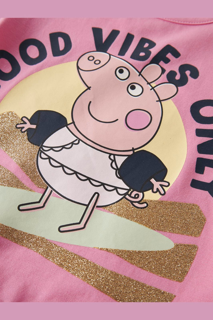 Name It - Nmfarina Peppa Ss Dress - 4998551 Pink Drink