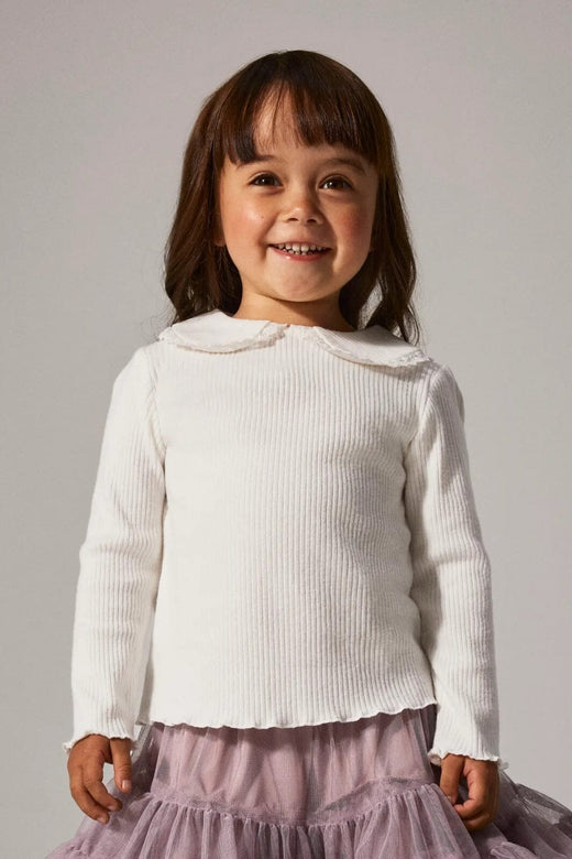 Name It - Nmfbaila Ls Top - 4879829 Bright White T-shirts 