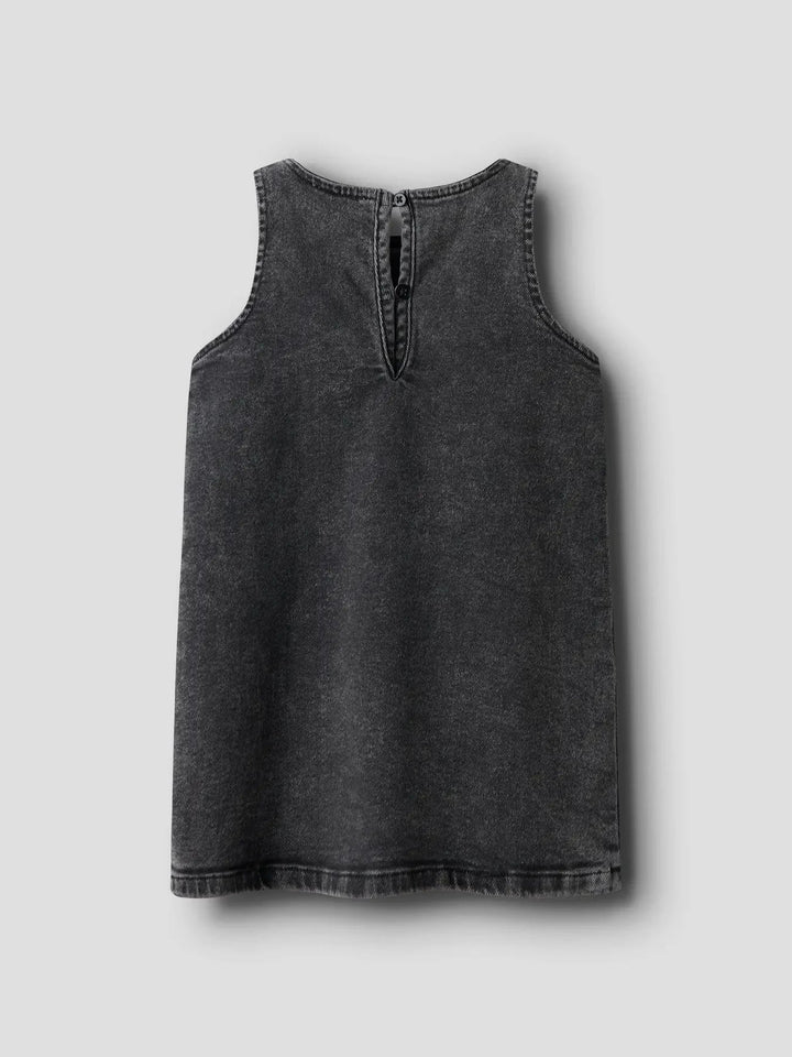 Name It - Nmfbrynn Emb Spencer 2006-Fr - 4872581 Medium Grey Denim Flower Emb Kjoler 