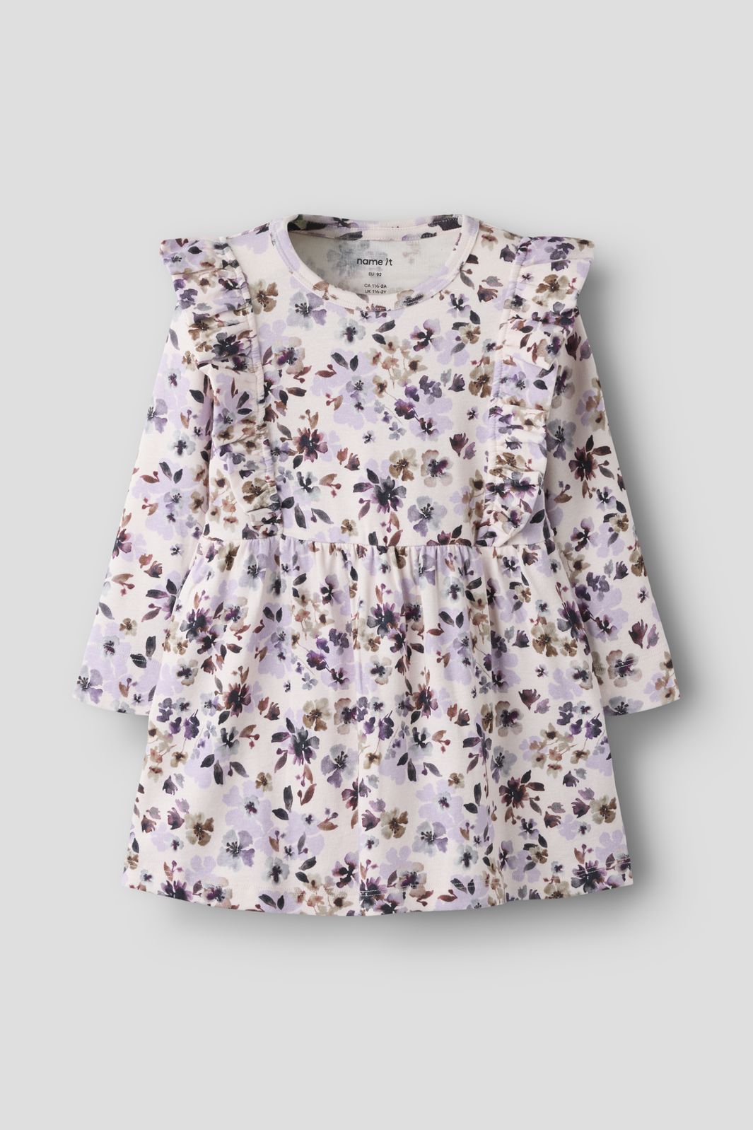 Name It - Nmfkayla Ls Dress Xnoos - 5098683 Calcite Grape Compote/Shopping Bag