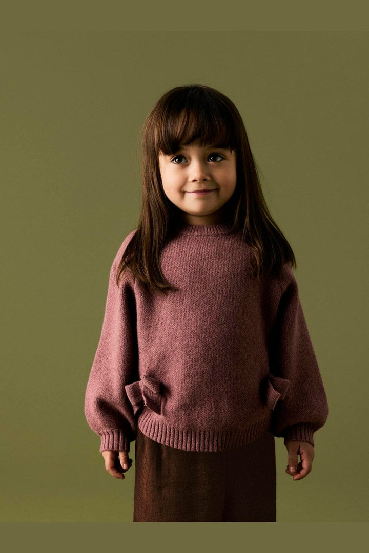 Name It - Nmfndoper Ls Knit - 5075330 Wild Ginger