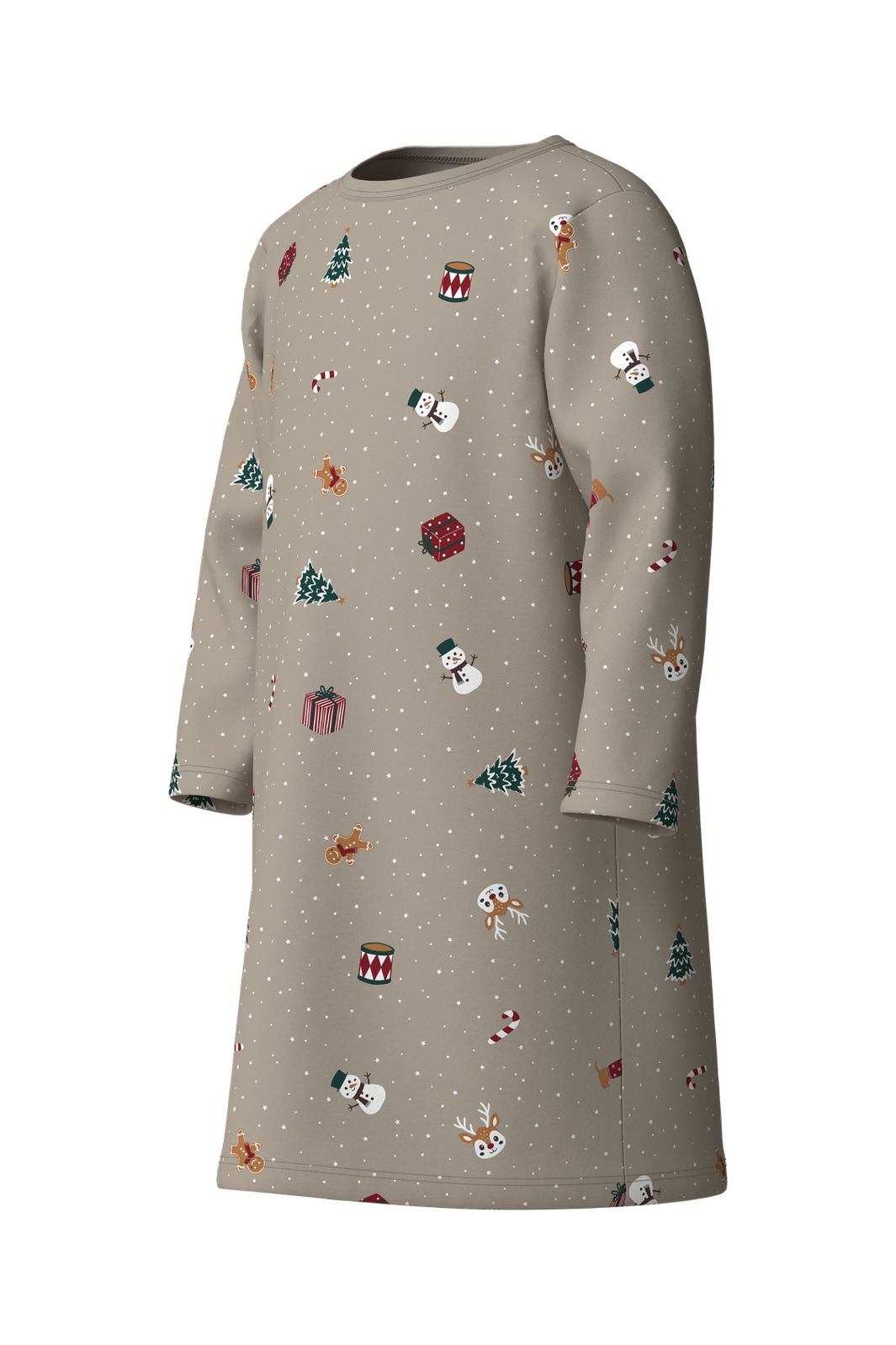 Name It - Nmfvismas Ls Nightgown - 5160654 Pure Cashmere Christmas