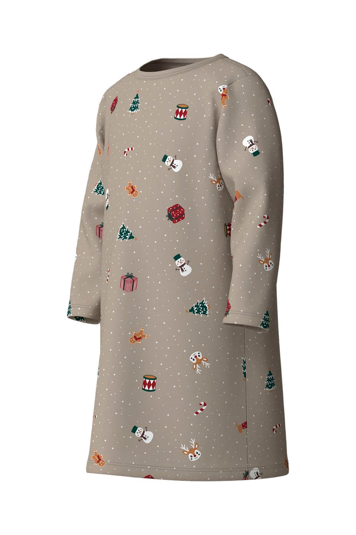Name It - Nmfvismas Ls Nightgown - 5160654 Pure Cashmere Christmas