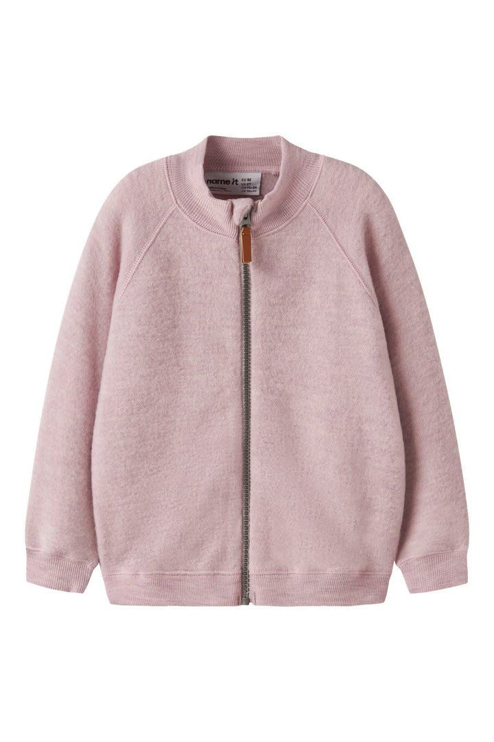 Name It - Nmfwmino Wool Brushed Ls Card - 4969348 Violet Ice