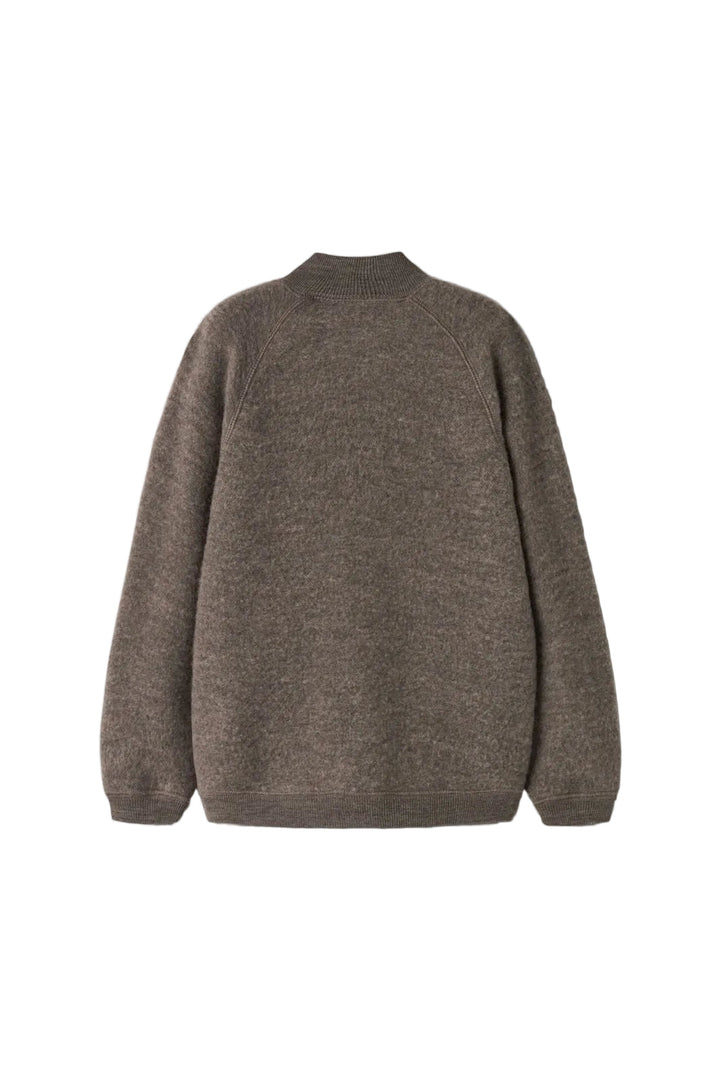 Name It - Nmfwmino Wool Brushed Ls Card - 5079569 Morel