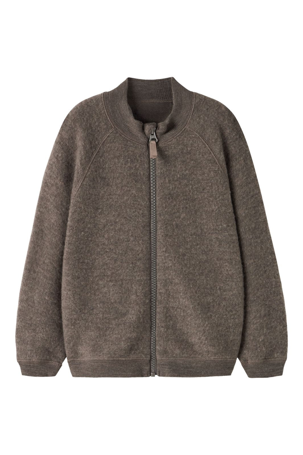 Name It - Nmfwmino Wool Brushed Ls Card - 5079569 Morel