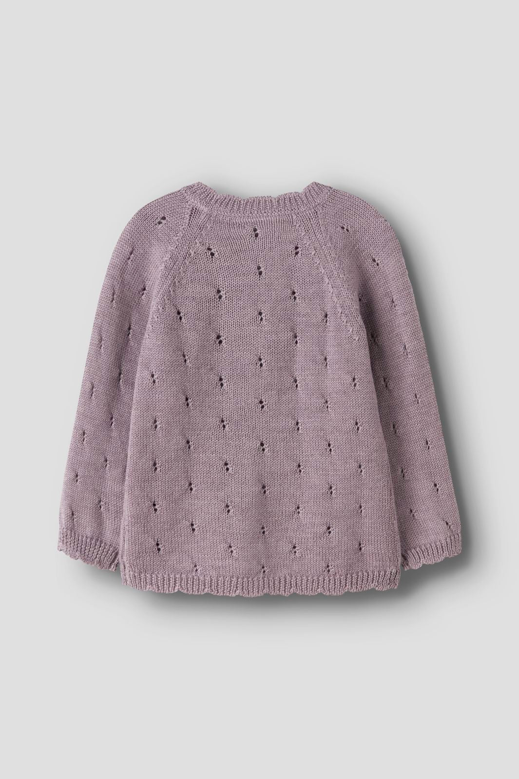 Name It - Nmfwrilla Wool Ls Knit Card - 4969341 Toadstool