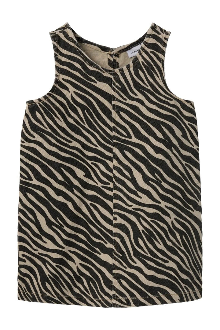Name It - Nmfzebra Twill Spencer 4003-Td D - 4819457 Cement Black Zebra
