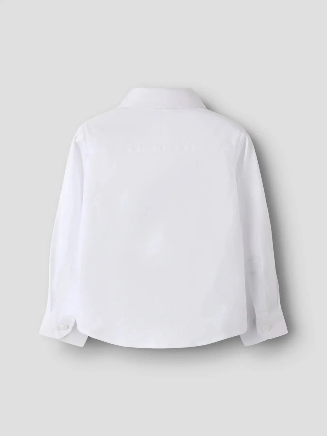 Name It - Nmmfeshirt Ls Shirt - 4145736 Bright White Skjorter 