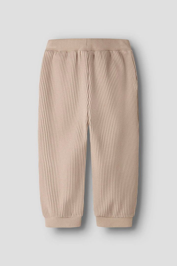 Name It - Nmmnael Nreg Waffle Pant - 5078316 Sesame