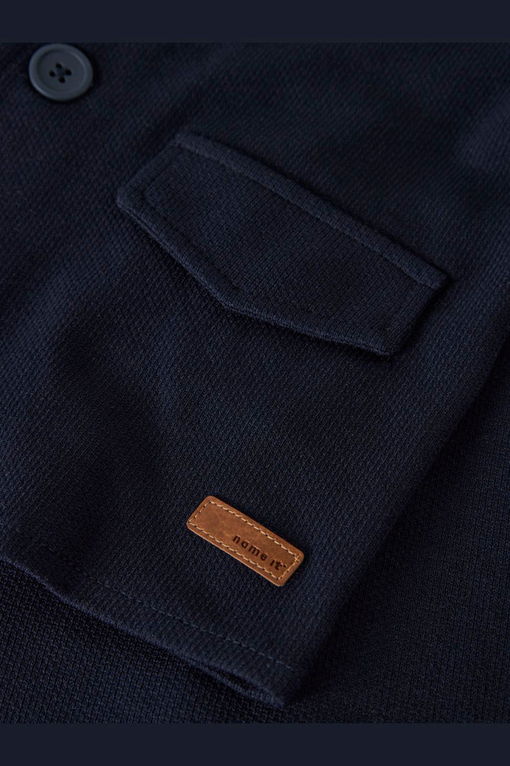 Name It - Nmmrobino Sweat Blazer - 4962056 Navy Blazer
