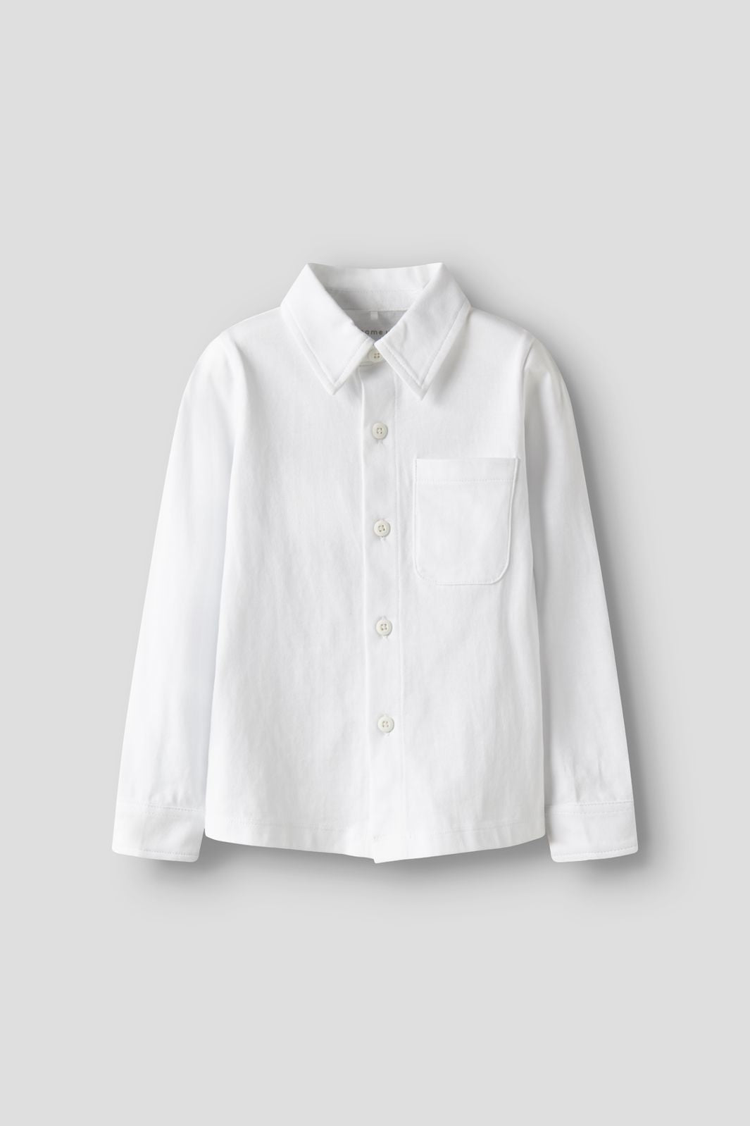 Name It - Nmmronalo Ls Jersey Shirt - 4874456 Bright White