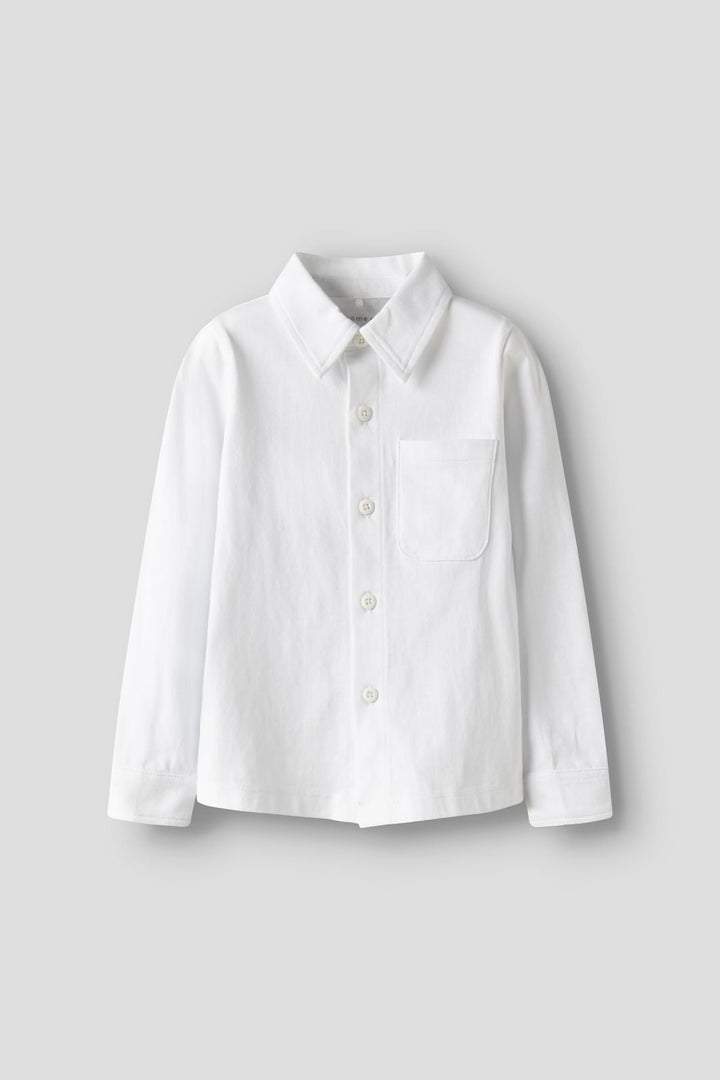 Name It - Nmmronalo Ls Jersey Shirt - 4874456 Bright White