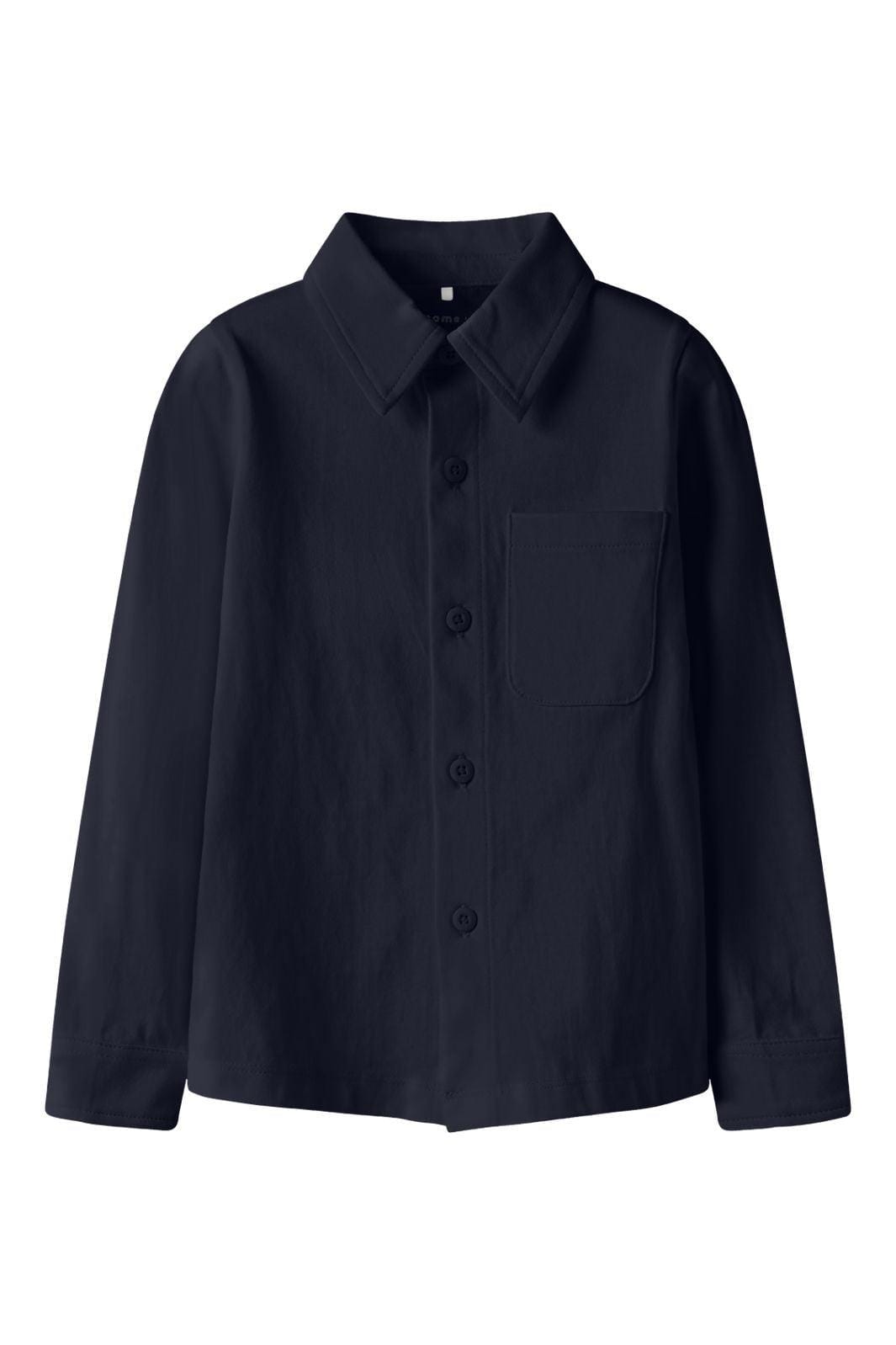 Name It - Nmmronalo Ls Jersey Shirt - 4874457 Navy Blazer Skjorter 