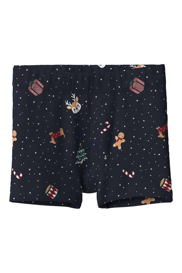 Name It - Nmmvismas Tights Giftpack - 5144330 Navy Blazer W/ Botanical Garden + Navy Blazer