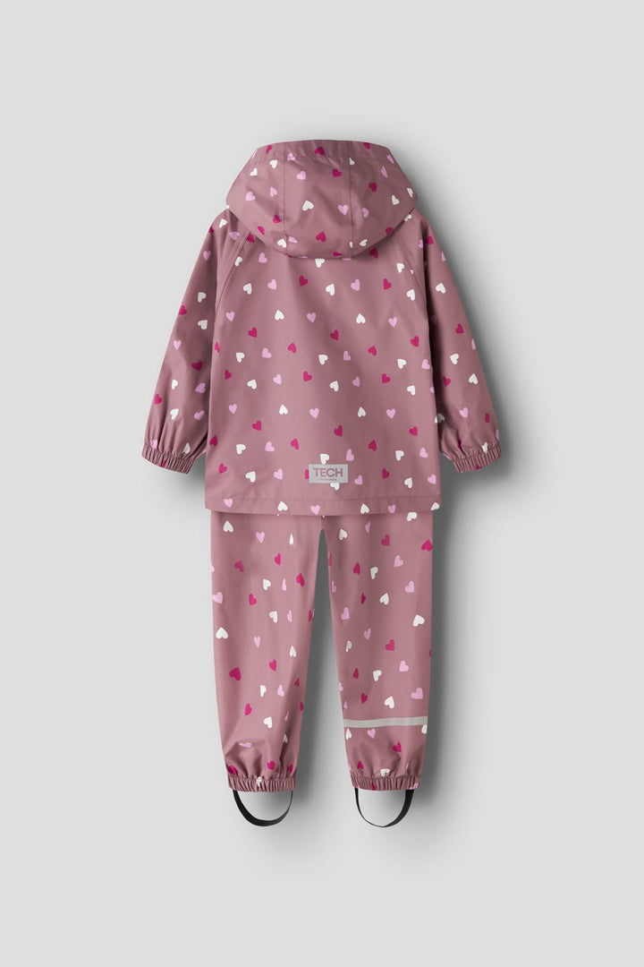 Name It - Nmndrain05 Rain Set - 5108589 Wistful Mauve Hearts