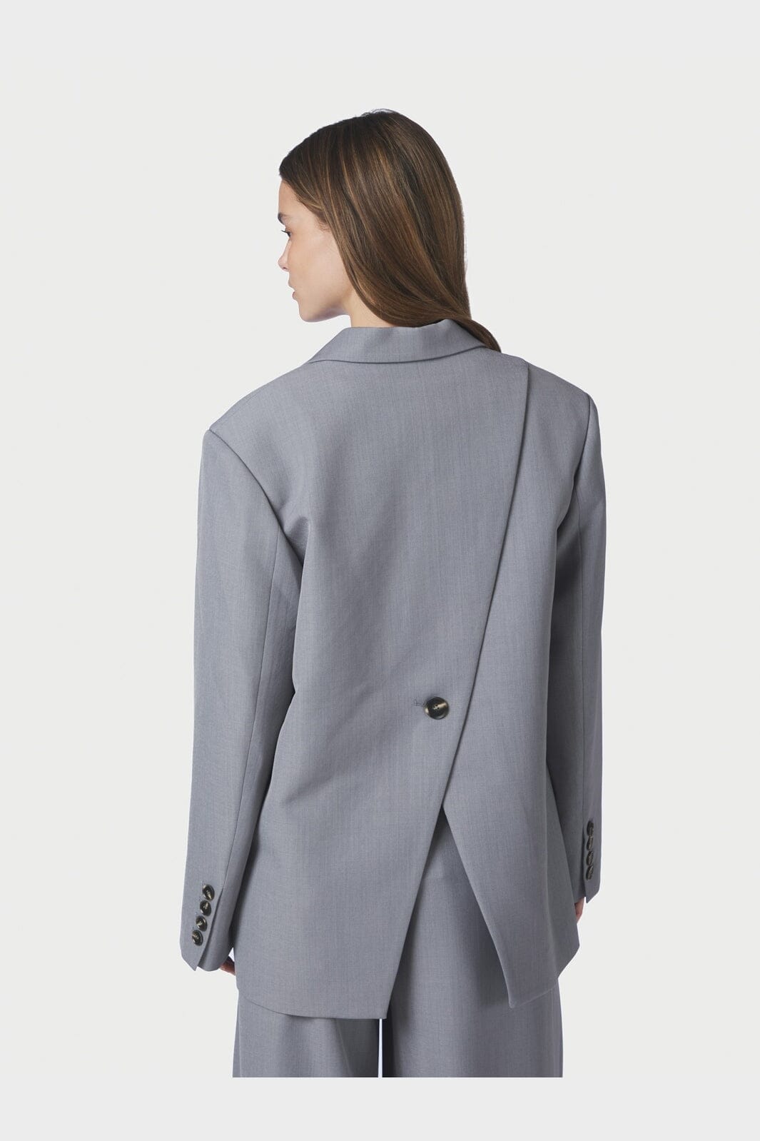 Neo Noir - Aarielle Structure Blazer 168202 - 133 - Grey Melange