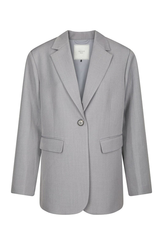 Neo Noir - Aarielle Structure Blazer 168202 - 133 - Grey Melange