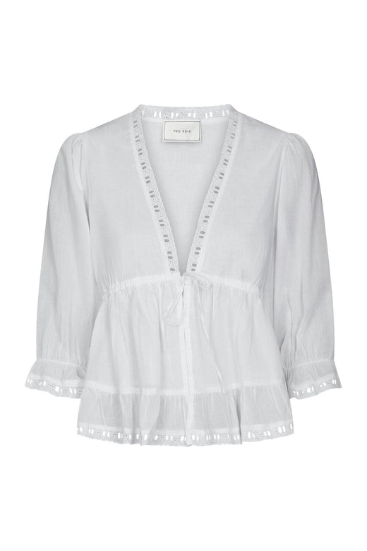 Neo Noir - Adelia S Voile Blouse 169040 - 120 - White