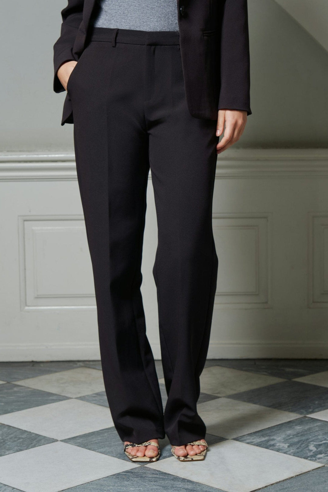 Neo Noir - Alice Suit Pants - Black Bukser 