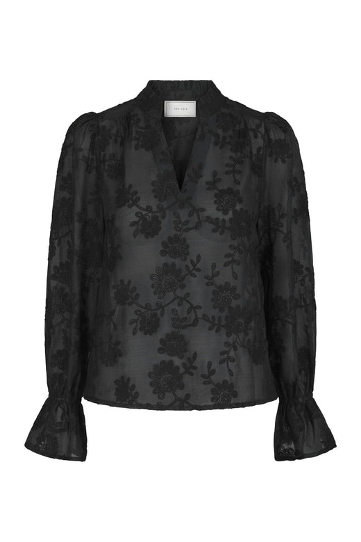 Neo Noir - Amara Emb. Blouse 170985 - 100 - Black
