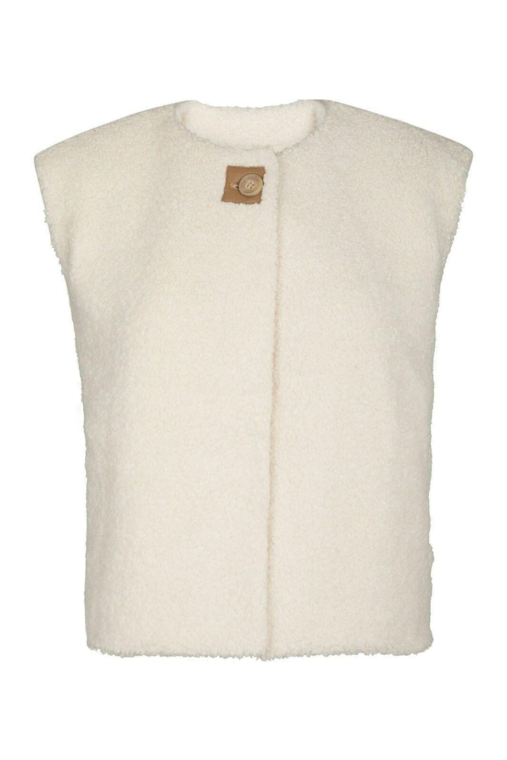Neo Noir - Anjanna Teddy Vest 165928 - 124 - Ivory