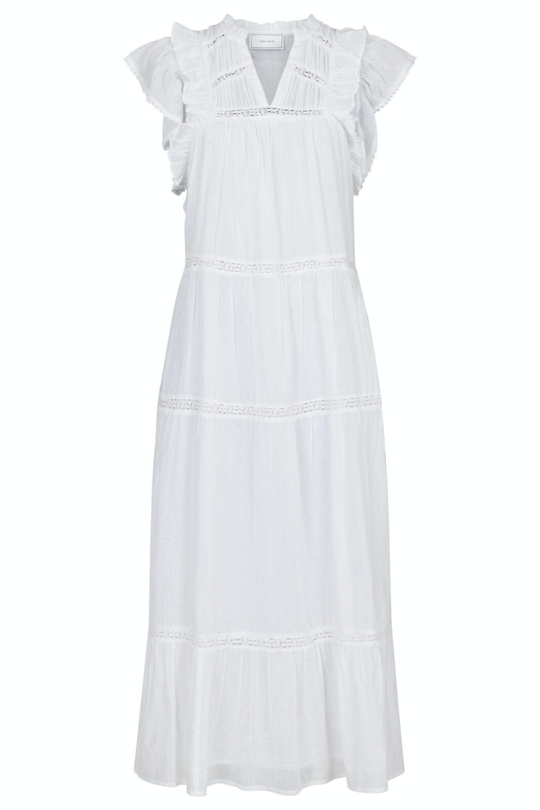 Neo Noir - Ankita S Voile Dress - White Kjoler 
