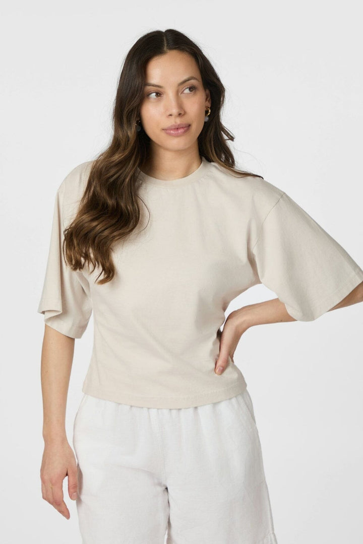 Neo Noir - Asha Boxy Tee 164418 - 124 - Ivory