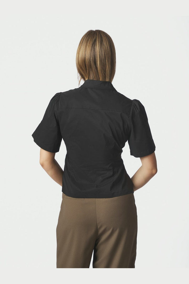 Neo Noir - Balara Poplin Shirt 167002 - 100 - Black