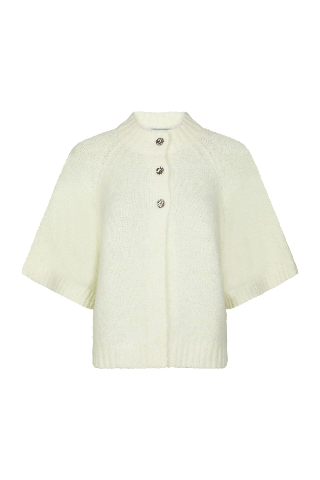 Neo Noir - Benuta Fluffy Knit Cardigan 165816 - 191 - Light Yellow
