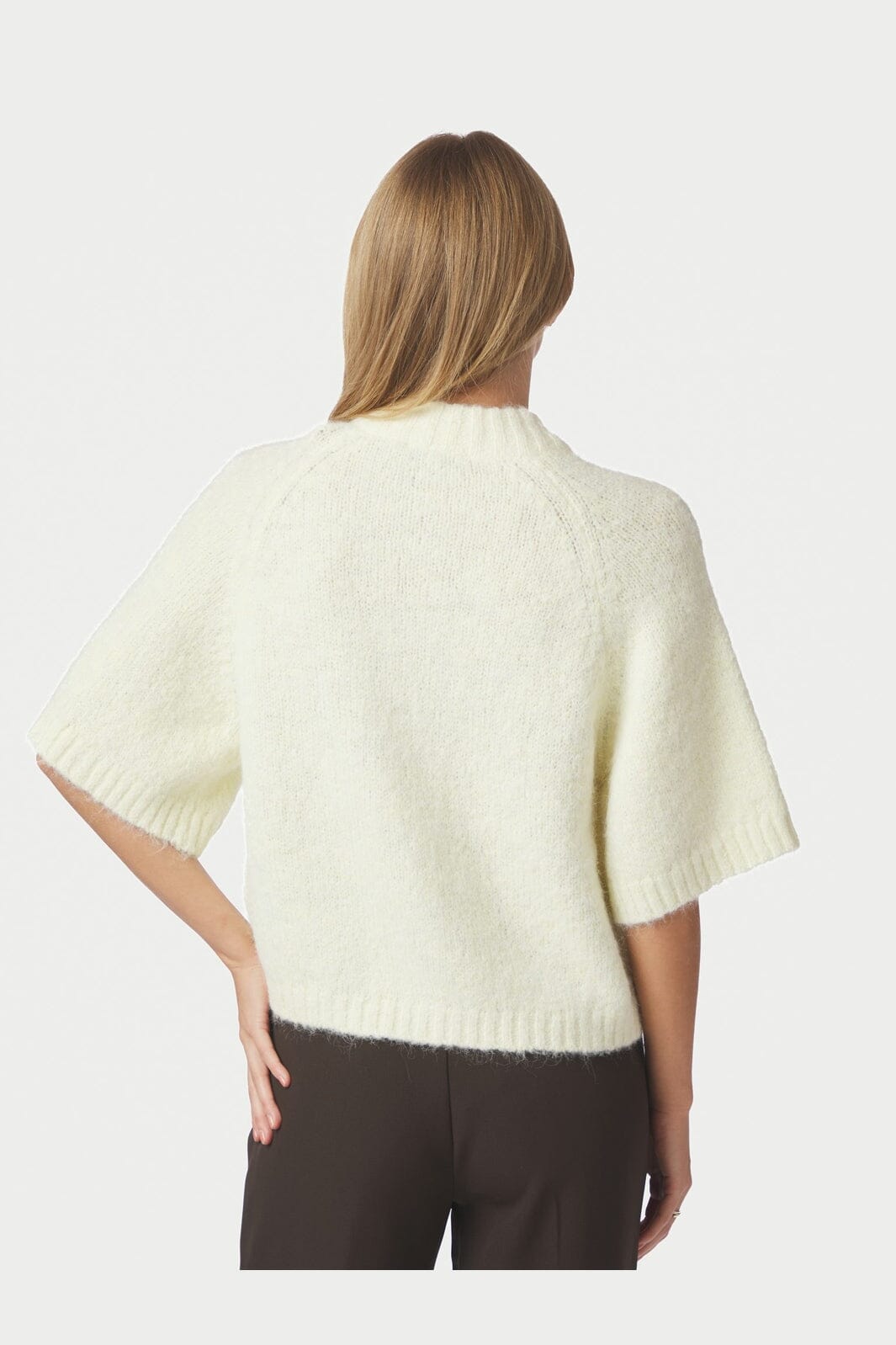 Neo Noir - Benuta Fluffy Knit Cardigan 165816 - 191 - Light Yellow
