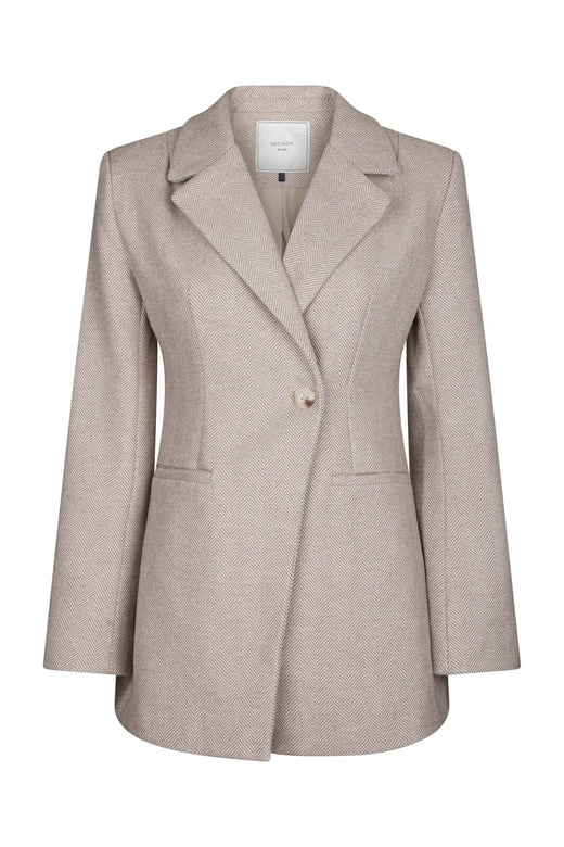 Neo Noir - Bowie Herringbone S Blazer 167664 - 213 - Sand