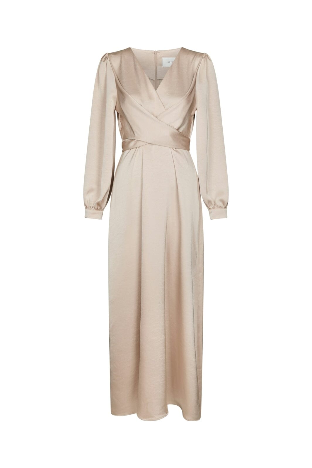 Neo Noir - Bretti Heavy Sateen Dress 168431 - 720 - Champagne